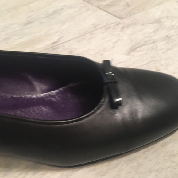 Ralph Lauren Purple Label Black Flats - Picture 7 of 16